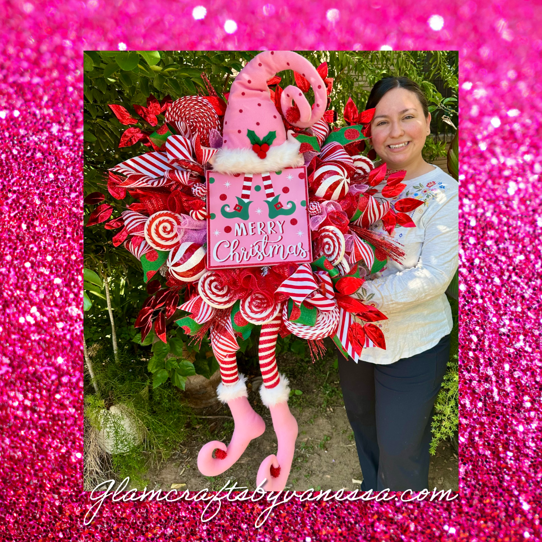 Elf Christmas Wreath