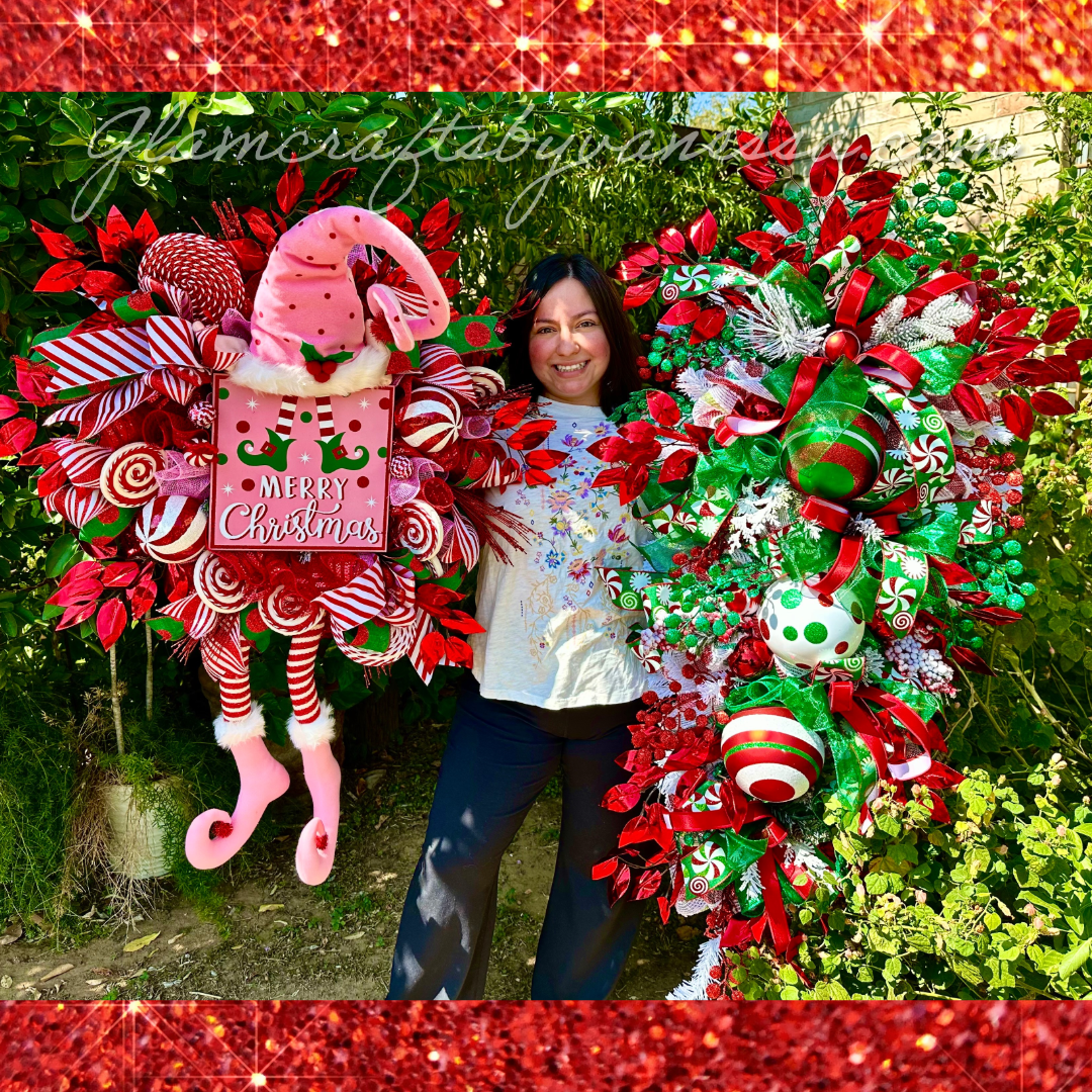 Elf Christmas Wreath