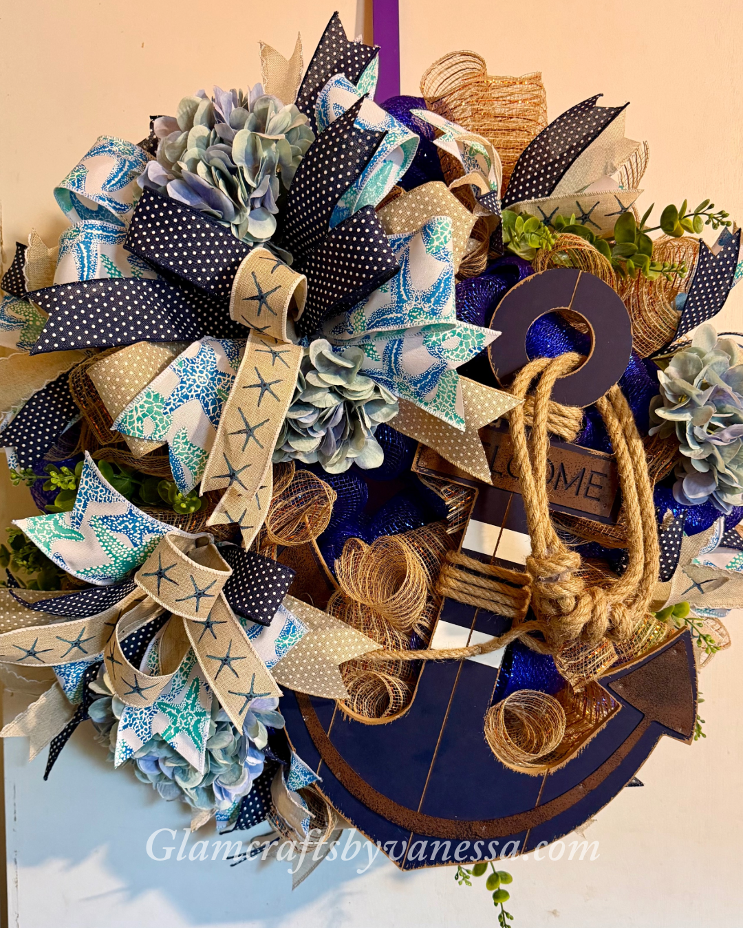 Coastal Anchor Wreath