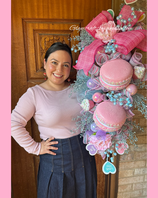 Macaron 30-inch Swag Wreath