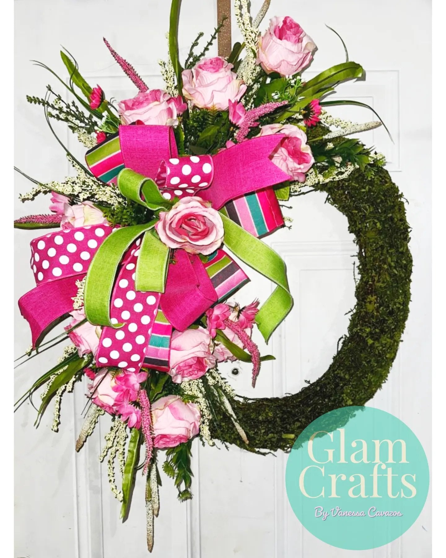 Floral Moss Wreath