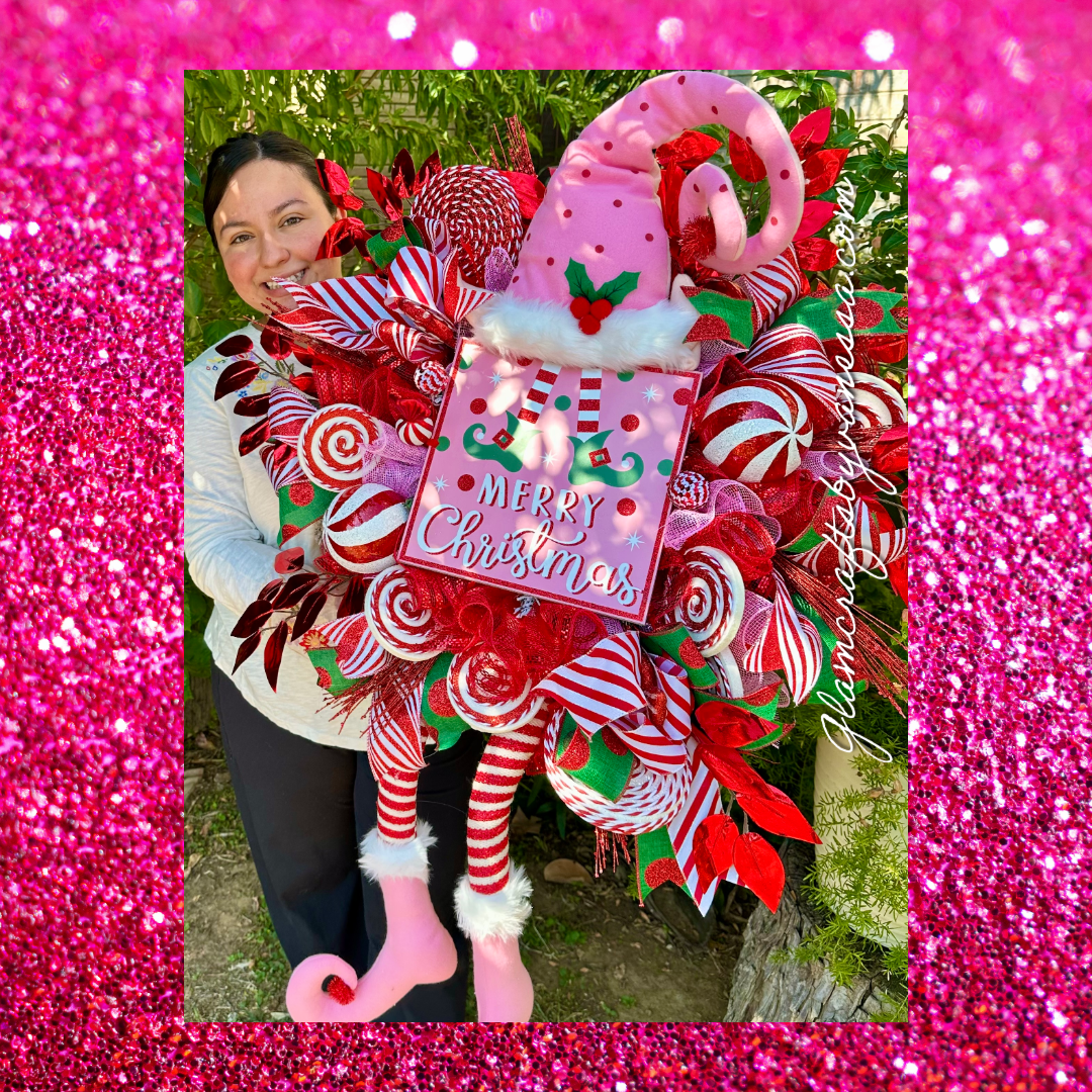 Elf Christmas Wreath