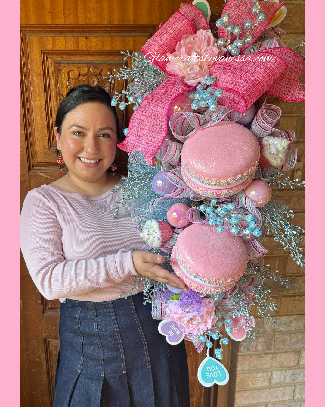 Macaron 30-inch Swag Wreath