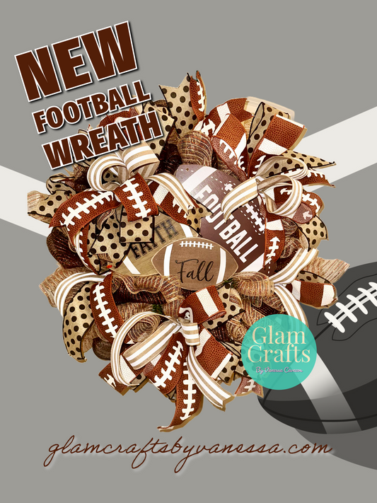 Football Faith Fall Wreath