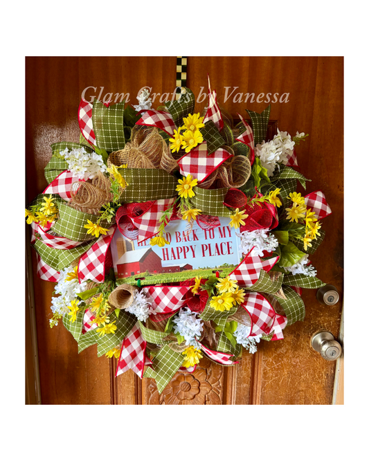 Barn Home Wreath