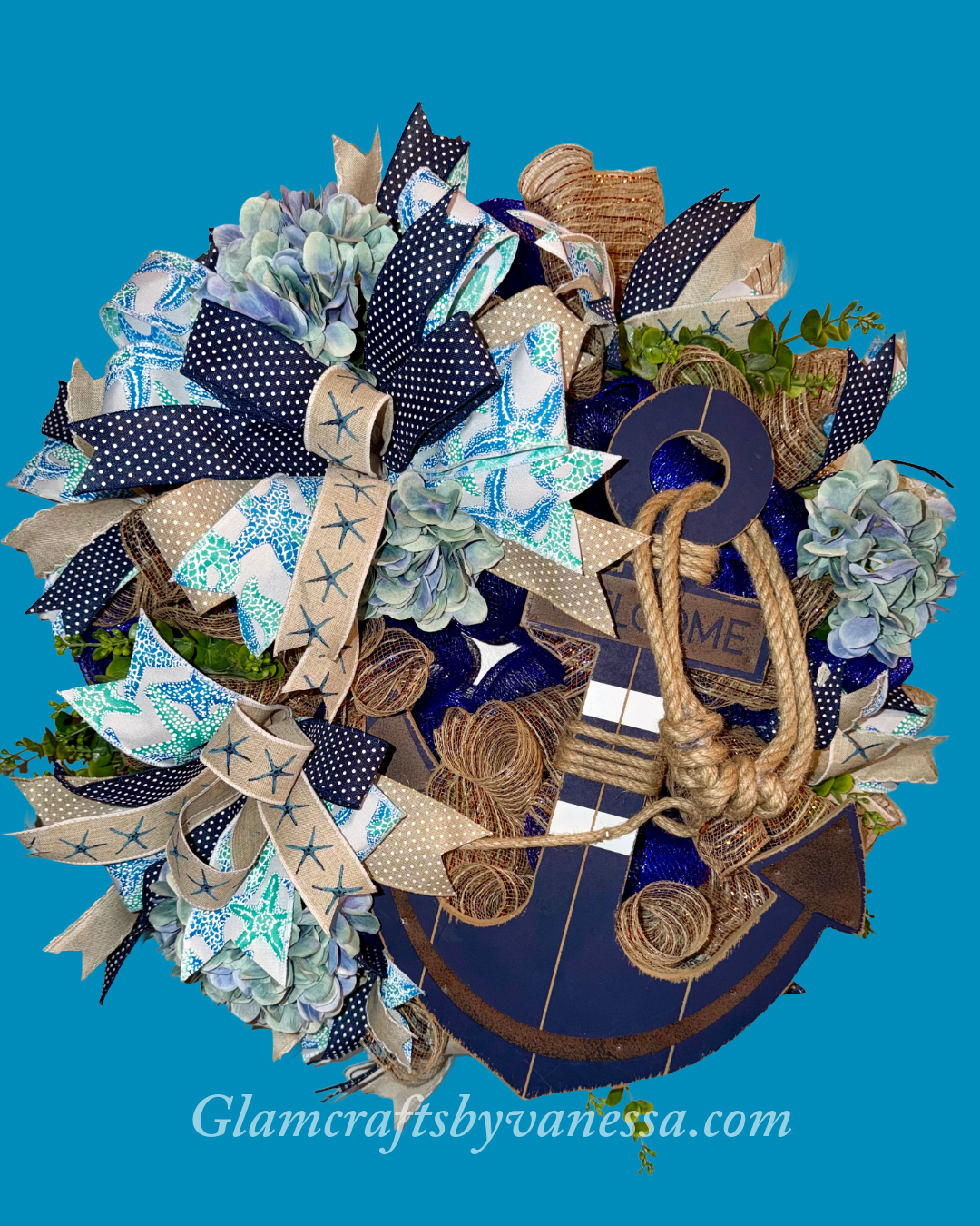 Coastal Anchor Wreath