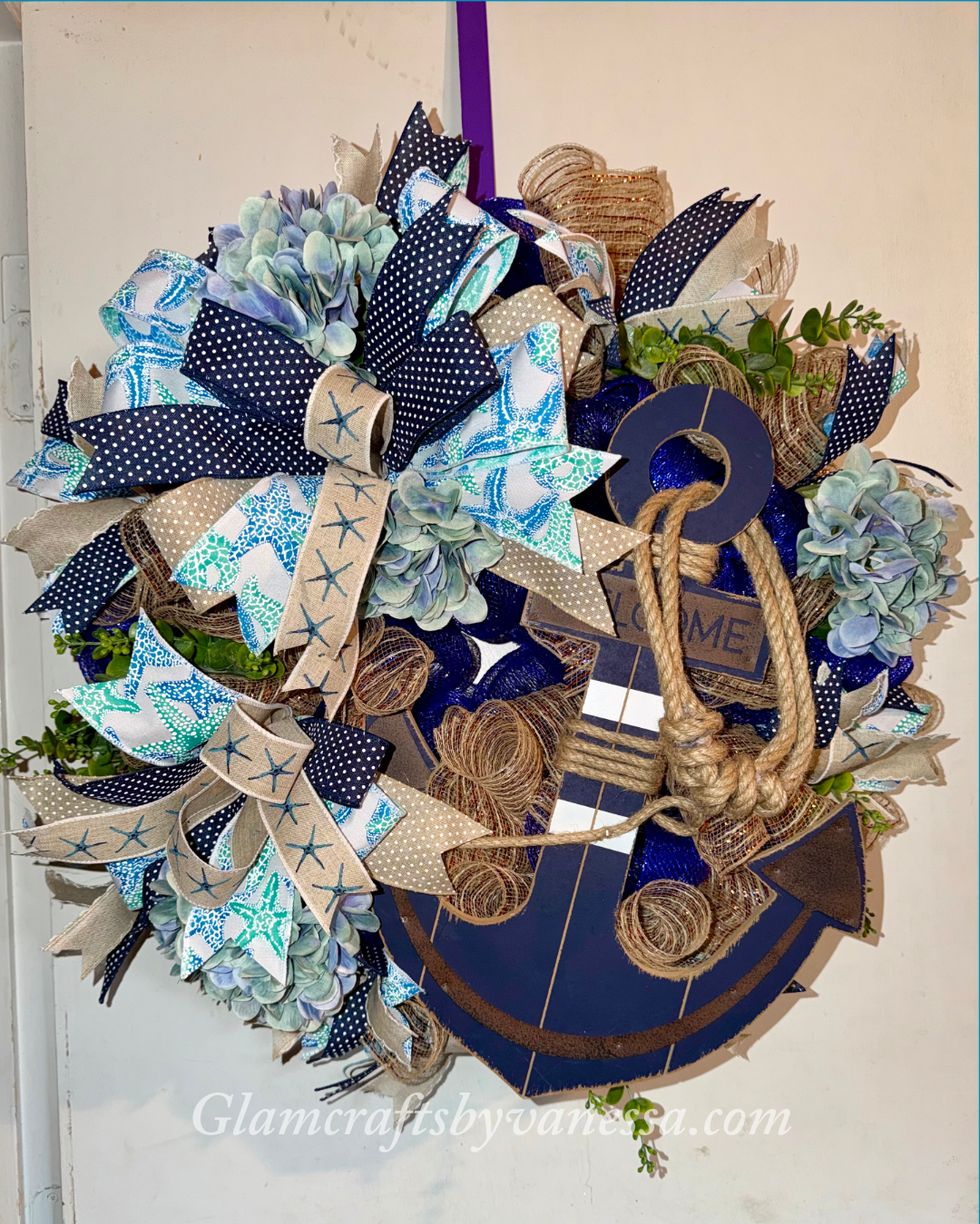 Coastal Anchor Wreath
