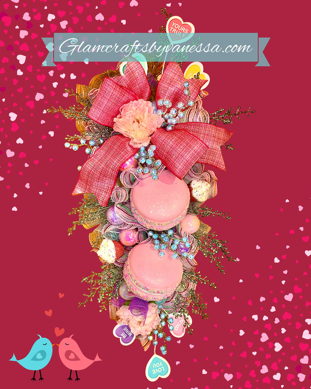 Macaron 30-inch Swag Wreath