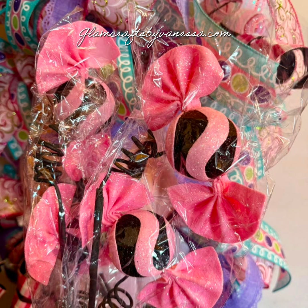 XXL 4-foot Pink Jack o' lantern Swag Wreath